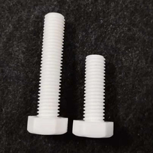 10pcs M6 Polypropylene PP Hexagonal plastic bolt Acid alkali resistant Plastic screw preservative 30mm-45mm Length 2024 - buy cheap