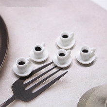 10 Pcs Mini Coffee Cup for BJD Doll Toy Doll House Decoration 2024 - buy cheap