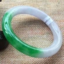 57mm Certified Grade A Natural ice Lavender Jadeite JADE Bracelet Bangle 201104 2024 - buy cheap