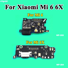 Cltgxdd placa de carregamento usb, conector flex, com microfone, para xiaomi mi 6 6x mi6 m6 mi6x 2024 - compre barato