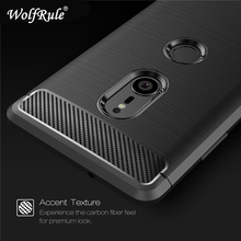 WolfRule For Sony Xperia XZ3 Cases Cover Shockproof Soft TPU Brushed Back Case For Sony Xperia XZ3 Shells For Sony XZ3 Bag 6.0" 2024 - buy cheap