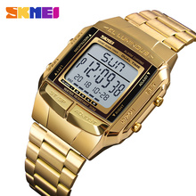 Men's Watch Brand SKMEI Watches Waterproof Stainless Steel Digital Mens Wristwatch Chronograph Countdown Sport Bracelet For Man 2024 - compre barato