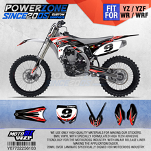 PowerZone Customized Team Graphics Backgrounds Decals 3M Custom Stickers For YAMAHA YZF250 2010-2013 WR450F 2012-2015 YZ WRF 103 2024 - buy cheap