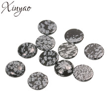 XINYAO 20pcs/lot Natural Stone Cabochon Beads For Jewelry Making 6 8 10 12 mm Alabaster Blue Aventurine Jades Agates Beads F3102 2024 - buy cheap