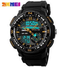 Men Running Sports Watches Fashion Men's Gift Quartz Watch LED Digital Military Waterproof Wristwatch Relojes Clock SKMEI 1109 2024 - buy cheap