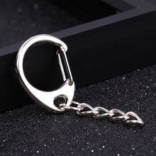 5pc/lot New D Claps Key Chain Ring For Women Bag Car Toy Charms Keyring Clasps Buckle DIY Accessories For Jewelry Making 2024 - buy cheap