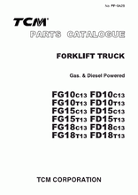 TCM ForkLift EPC - PCD-FB10BA  spare parts catalog 2024 - buy cheap