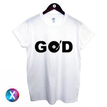 Camiseta estampa god is a dj de vinil, camiseta masculina estampada rave ibiza de tamanho maior para homens 2024 - compre barato