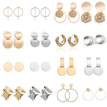 2019 Fashion Statement Earrings Big Geometric earrings For Women Hanging Dangle Earrings Drop Earing modern Jewelry Wholesale 2024 - buy cheap