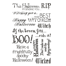 BOO Scrapbook DIY photo cards account rubber stamp clear stamp transparent stamp 11x16cm CS2111 2024 - buy cheap