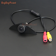BigBigRoad-cámara de visión con logotipo delantero para coche, para Nissan fairlady Pulsar x-trail Tiida Qashqai J10 J11 2024 - compra barato