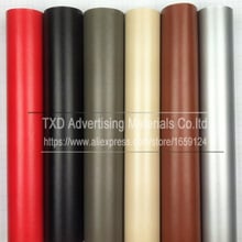 Promotion 1.52*30M/Roll Leather pattern PVC vinyl wrap film sticker for auto car body internal decoration vinyl wrap free ship 2024 - buy cheap