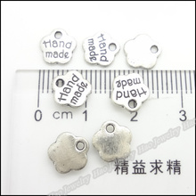 96 piezas encantos de flores colgante de la pimienta de plata tibetana pulsera de aleación de Zinc DIY collar de joyas de Metal 2024 - compra barato