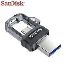 Sandisk Dual OTG USB флэш-накопитель высокоскоростной 150 МБ/с./с Экстремальный USB3.0 PenDrive 32 Гб 16 Гб 64 Гб 128 ГБ флеш-накопитель карта памяти 2024 - купить недорого