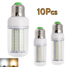 10Pcs/Lot Dimmable LED Corn Bulb E27 SMD 4014 LED 14W 18W 25W Lamp 64LEDs 80LEDs 126LEDs LED Light Chandelier Replace Halogen 2024 - buy cheap