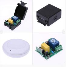 Novo AC 220 V 1 CH universal botão parede iluminação interruptor de controle remoto sem fio do relé controlador de 433 mhz 315 mhz interruptor rf