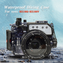 Водонепроницаемый чехол для подводной Камеры Sony RX100/RX100 II/RX100 III/RX100 IV/RX100 V 2024 - купить недорого