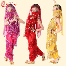 Belly Dance Costume Set Kids Bellydance Costomes Child Belly Dancing Clothes For Girl Children Wear 4 Colors 2024 - buy cheap