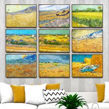 Home Decoration Art Wall Pictures Fro Living Room Poster Print Canvas Paintings Vincent van Gogh Have bumper harvest 2024 - buy cheap