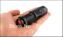 CREE Q5 500Lumens cree led Torch Zoomable cree LED Flashlight Torch light For 1xAA or 1x14500-Free shipping 2024 - buy cheap