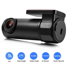 HD Автомобильная DVR камера Wifi Даш камера 170 градусов широкоугольный мини ночного видения 30FPS Авто Вождение видео рекордер автомобиля Даш камера 2024 - купить недорого