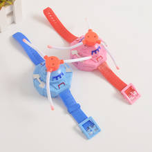 Children Novelty Electric Flashing Toys Kids LED Flash Luminous Watch Toy Three Lights Music Wrist Windmill Toys Gifts For Kids 2024 - buy cheap