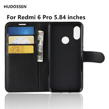 Phone Case For Xiaomi Redmi 6 Pro Xiomi Redmi6 6Pro Flip Back Cover Wallet PU Leather Bag For Xiaomi Redmi 6 Pro Global Version 2024 - buy cheap