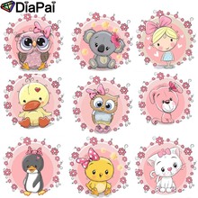 DIAPAI Diamond Painting 5D DIY Full Square/Round Drill "cartoon animals" 3D Embroidery Cross Stitch 5D Decor Gift 2024 - buy cheap