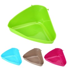 1Pc 36*21*15cm Plastic Corner Litter Tray Cat Mouse Rat Rabbit Hamster Pets Toilet Bowl Pets Supplies Trash Can Color Random 2024 - buy cheap