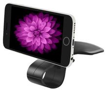 Автомобильная Подставка для телефона с регулируемым зажимом, автомобильный мягкий Противоскользящий держатель для мобильного телефона, GPS кронштейн для iPhone Samsung Huawei HTC 2024 - купить недорого