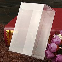 Caja de regalo de joyería transparente, almacenamiento de plástico transparente de Pvc, exhibición de embalaje, para boda/Navidad, 7x8x15, 200 Uds. 2024 - compra barato