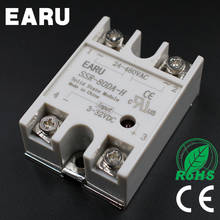 Solid State Relay SSR-80DA-H 80A SSR 80DA-H 3-32V DC TO 90-480V AC  solid state Resistance Regulator 2024 - buy cheap