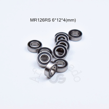 MR126RS-sello libre de goma de rodamiento, rodamientos en miniatura de acero cromado, 6x12x4(mm), 10 piezas, envío ABEC-5 2024 - compra barato