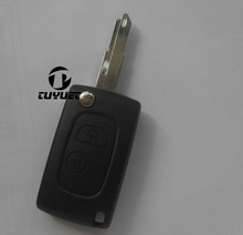 Modified Flip Remote Key Shell for Peugeot 206 2 Buttons 2024 - buy cheap