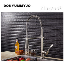 Donyummyjo-torneira de latão com misturador, modelo de luxo, para cozinha, quente e fria, alça única 2024 - compre barato