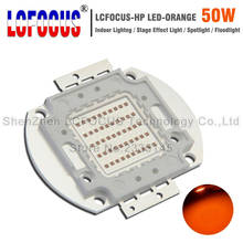 Супер яркий 50 Вт оранжевый 600-605нм светодиодный чип диод SMD COB DIY наружный прожектор лампа для 50 Вт ватт световые бусины 2024 - купить недорого
