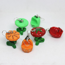 Funny Cute Pumpkin Strawberry Fruit Apple Table Chair Earrings Women's Fashion Creative Personality Hand-made DIY Jewelry Gifts 2024 - buy cheap