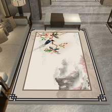 Alfombra de estilo chino para sala de estar, tapete minimalista moderno para puerta de estudio, sofá, mesa de café 2024 - compra barato
