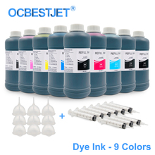 9x500ML Universal Dye Ink Refill Ink Kit For Epson SureColor P600 P800 P6000 P7000 P8000 P9000 Stylus Pro 7890 9890 3800 3880 2024 - buy cheap