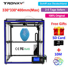 Tronxy большой 3D-принтеры рамка X5S "сделай сам" i3 Upgradest высокоточная, алюминиевая 3d печать Размеры 330*330*400 мм (макс.) 3D-принтеры комплект 2024 - купить недорого