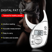 Medidor de gordura corporal, eletrônico, digital, para medição de gordura corporal, músculo da pele, monitor de gordura corporal 0-50mm 2024 - compre barato