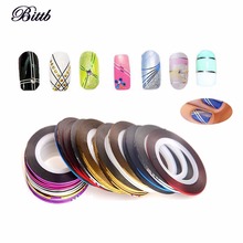 Bittb 10PCS Mixed Beauty Nail Rolls Striping Tape Line UV Gel Nails Art Tips Decoration Fingernail Nail Art Stickers Decal Tools 2024 - buy cheap