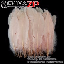 Manufacturer in CHINAZP Factory 500pcs/lot Beatiful Natural Dyed Peach Goose Feathers for Mask Decorations 2024 - buy cheap