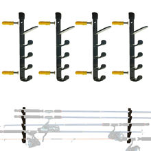 4pcs/lot Fishing Rod Holder / Rack - Wall mounted 10 Rods Pole Stand Shelf Tackle Holder 2024 - buy cheap