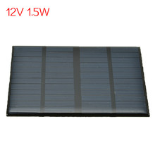 Panel Solar estándar de silicio policristalino epoxi, módulo de carga de energía de batería DIY, Mini Placa de carga de celda Solar, 12V, 1,5 W 2024 - compra barato
