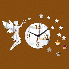  new arrival diy clocks wall watch fashion home decor sticker promotion mirror surface clock living room mute 2024 - buy cheap