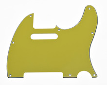 Saish 8 Hole TL Scratch Plate guitarra Pickguard púrpura (amarillo naranja verde azul Rosa rojo) 3 capas 2024 - compra barato