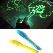 Fluorescent Luminous Tablet Drawing Funny Children PVC Drawing Board Magic Light Fun Toy with Light Pen Educational Kids Toy 2024 - buy cheap