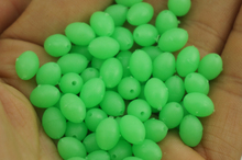 100 PCS/Lot Fishing Luminous Glow Beads for Deep Sea Fishing Hook Rig Lures 6*8mm 2024 - buy cheap