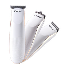 Kemei портативная перезаряжаемая машинка для стрижки волос Электрический беспроводной мини триммер для бороды профессиональная машинка для стрижки волос для мужчин Быстрая зарядка 2024 - купить недорого